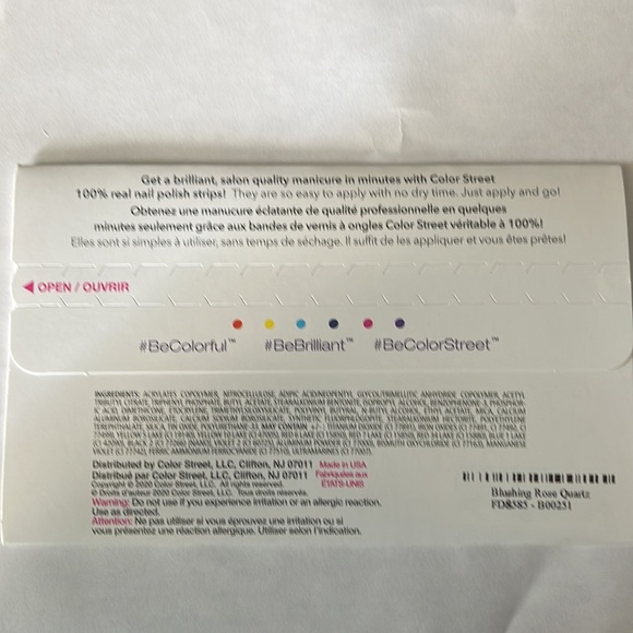 Color street nail set “Blushing Rose Quartz” - Picture 2 of 2